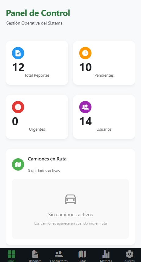 Panel de Control Administrativo