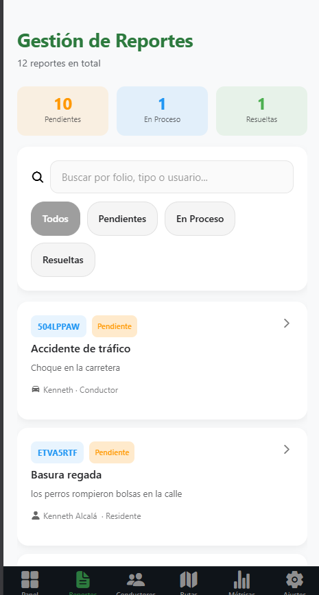 Gestión de Reportes
